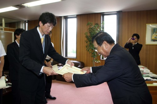 表彰式の様子